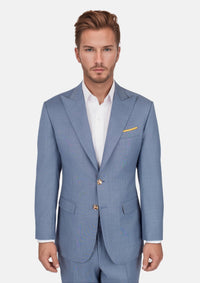 Bryant Vista Blue Sharkskin Suit