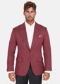 Burgundy Herringbone Ellis Jacket - SARTORO