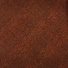 Burnt Sienna Tweed Striped Linen Men's Tie - SARTORO832