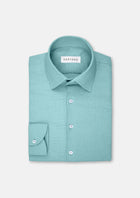 Capri Blue Linen Shirt - SARTORO353