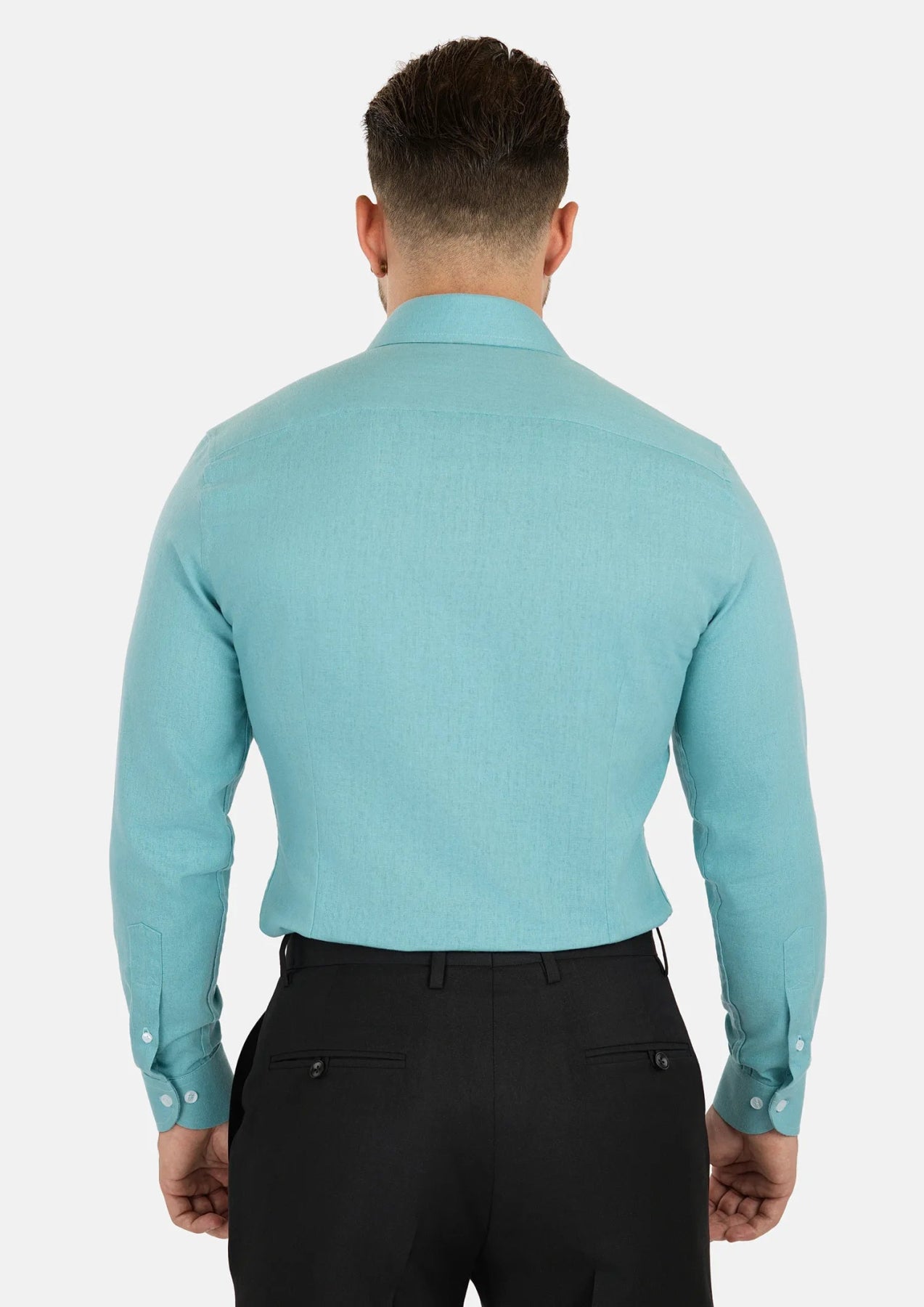 Capri Blue Linen Shirt - SARTORO