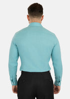 Capri Blue Linen Shirt - SARTORO321
