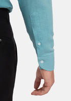 Capri Blue Linen Shirt - SARTORO885