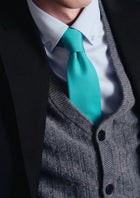 Capri Blue Tie - SARTORO340