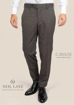 Carbon Grey Pindot Pants - SARTORO