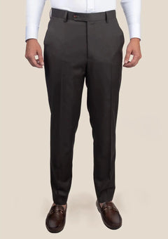 Carbon Grey Pindot Pants - SARTORO