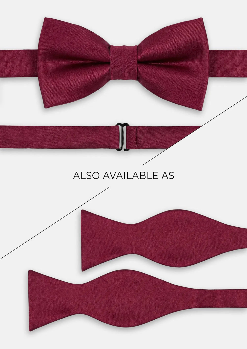 Carmine Red Tie715