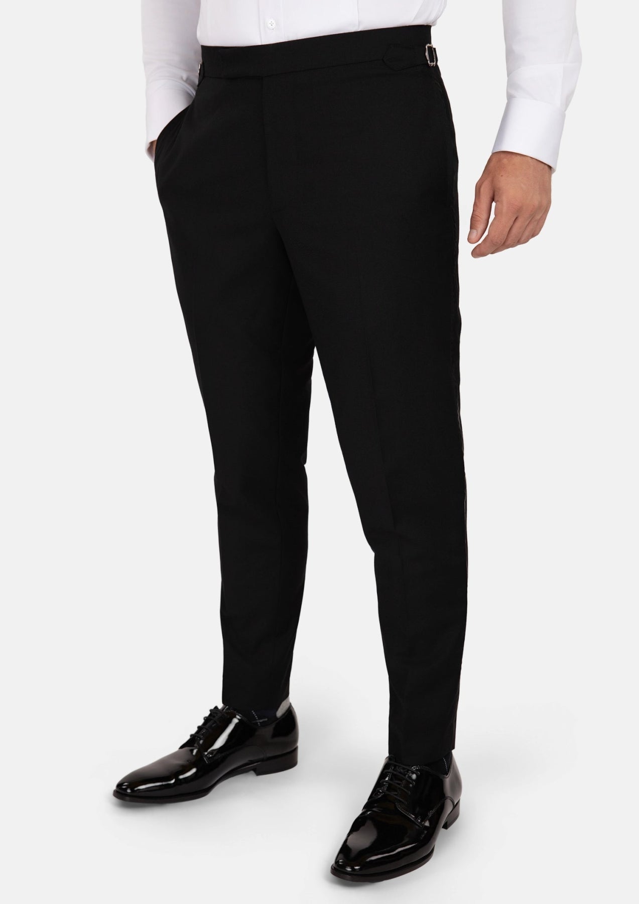 Carnegie Jet Black Twill Tuxedo - SARTORO