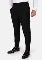Carnegie Jet Black Twill Tuxedo - SARTORO620