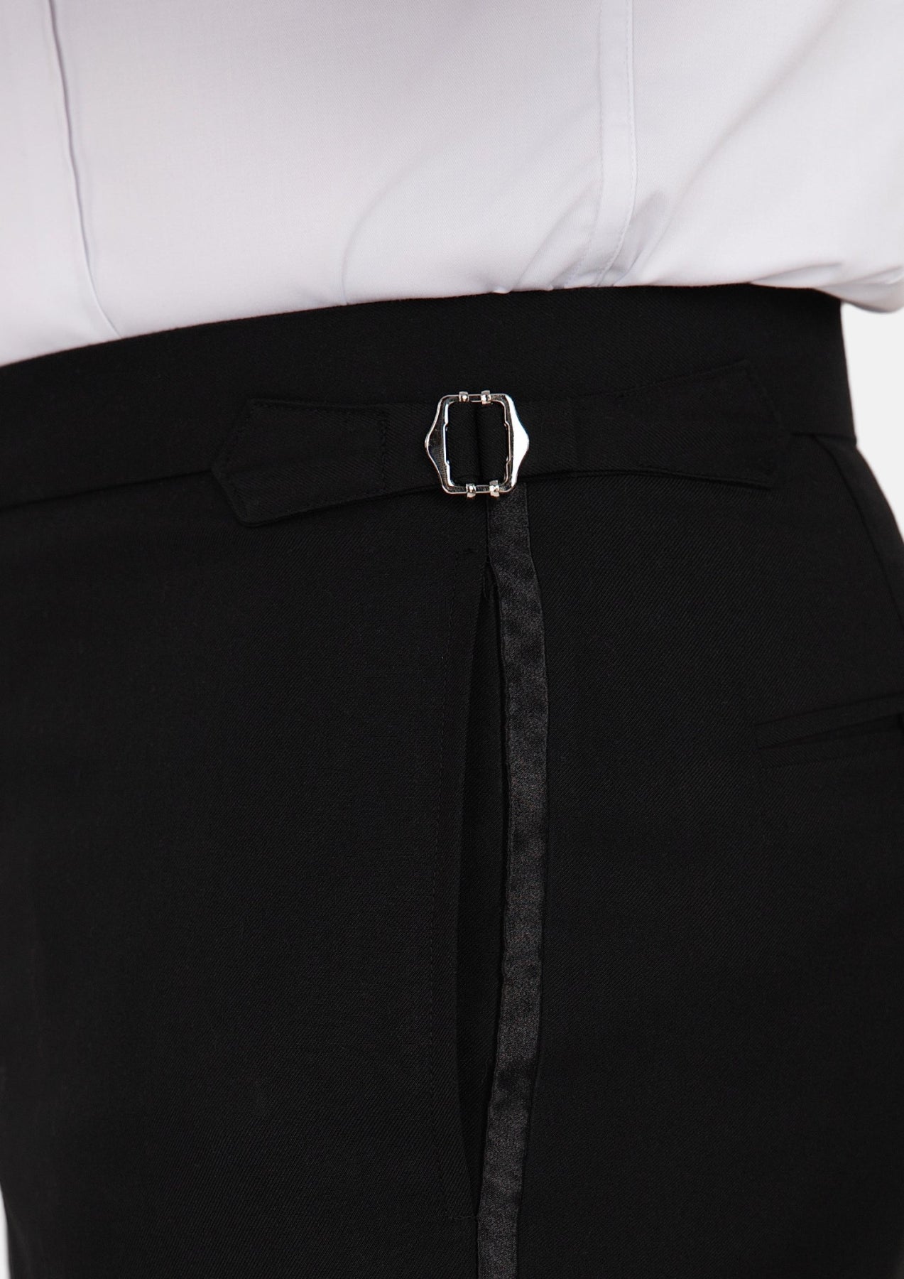 Carnegie Jet Black Twill Tuxedo - SARTORO