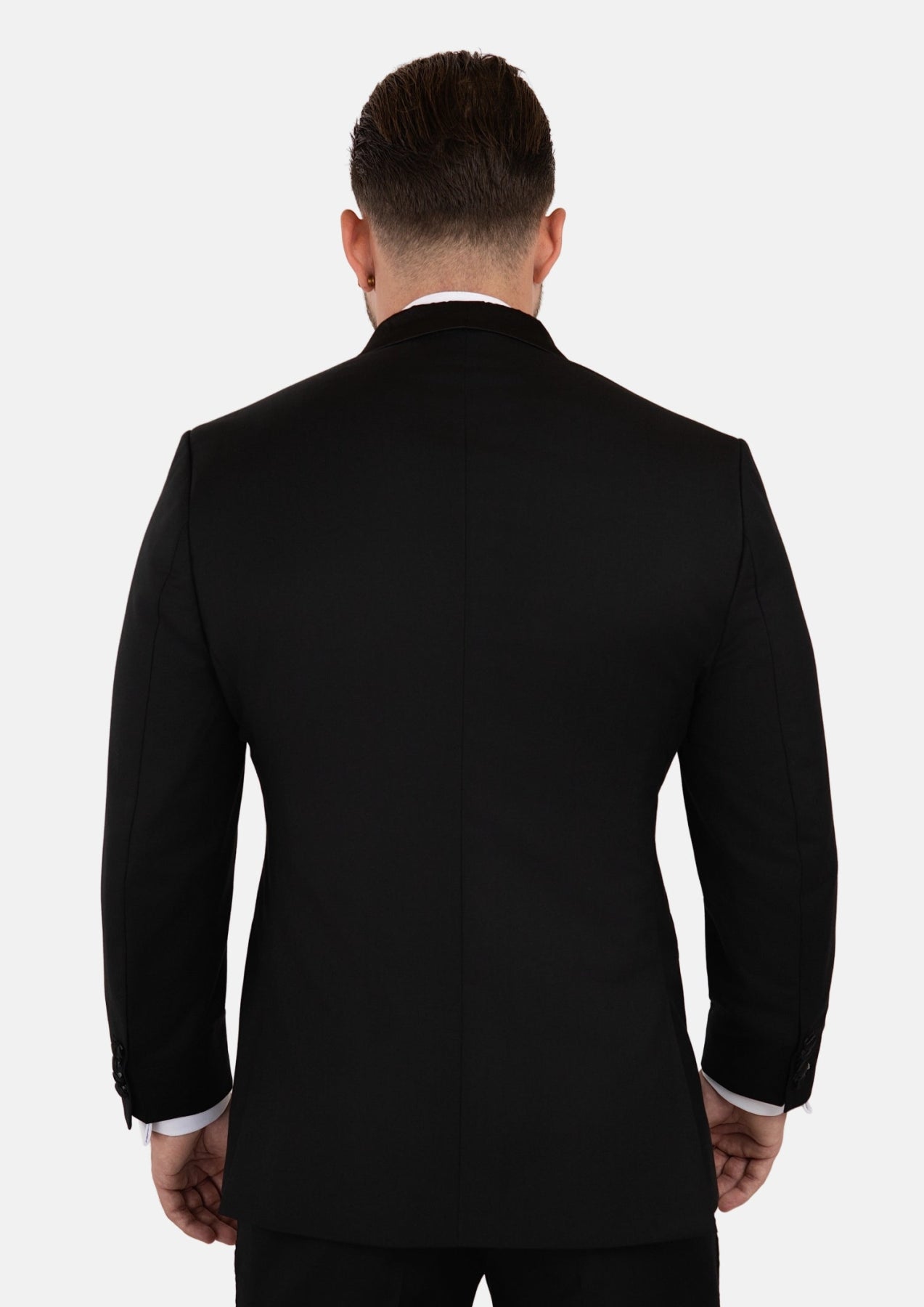 Carnegie Jet Black Twill Tuxedo - SARTORO