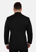Carnegie Jet Black Twill Tuxedo - SARTORO320