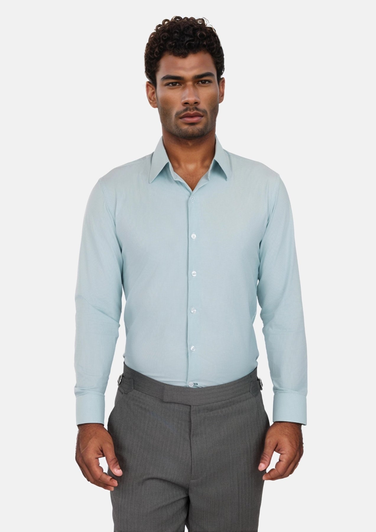 Celadon Green Shirt - SARTORO