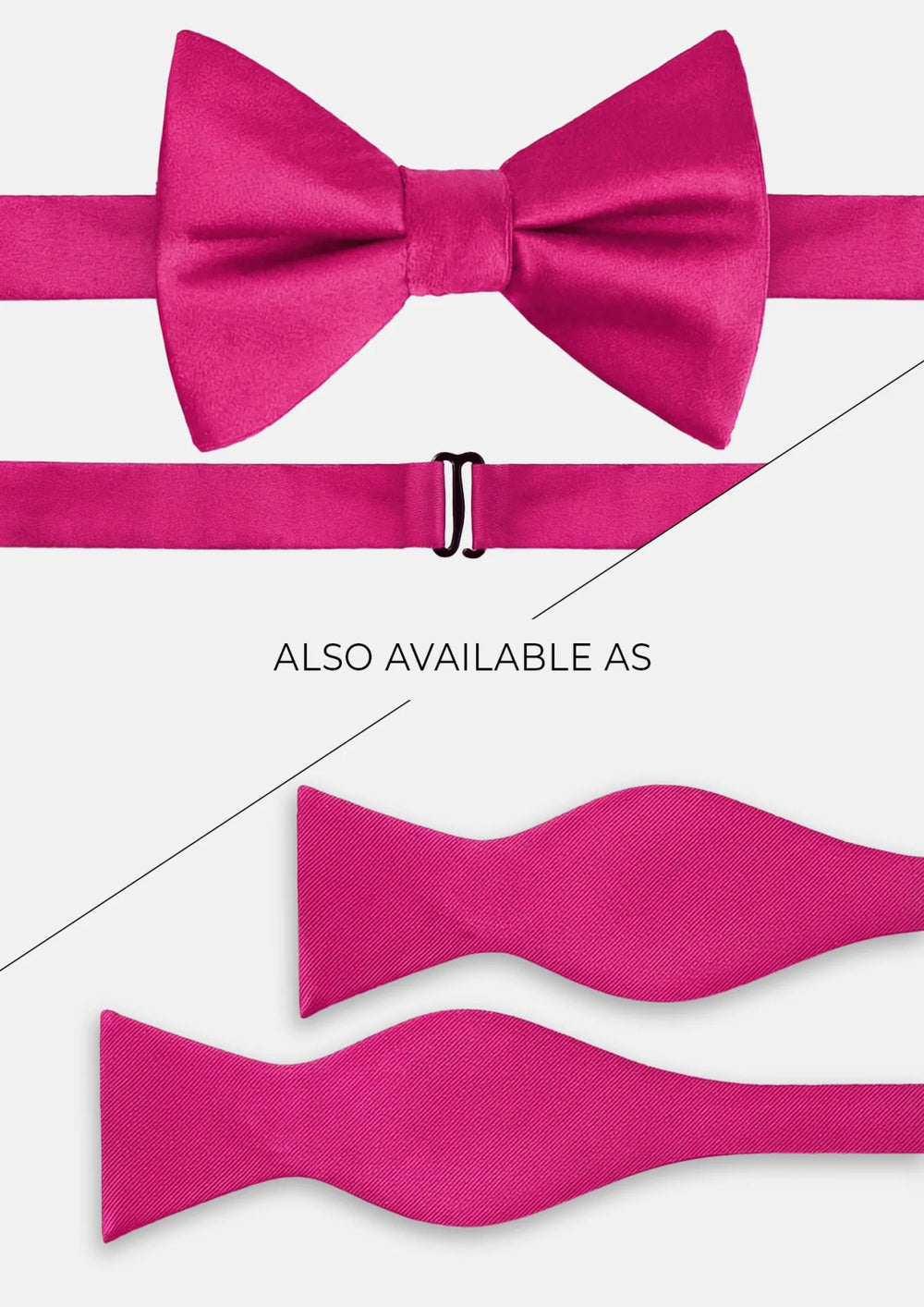 Cerise Pink Tie847