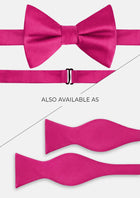 Cerise Pink Tie - SARTORO326
