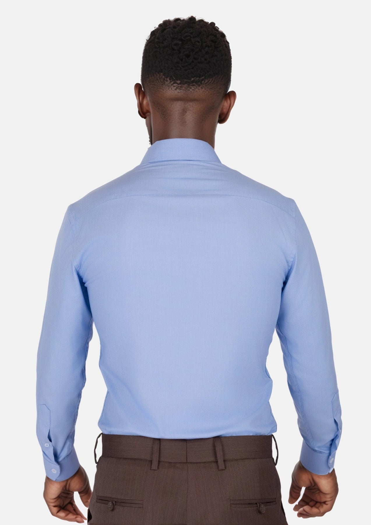 Chambray Blue Bamboo Blend Shirt - SARTORO
