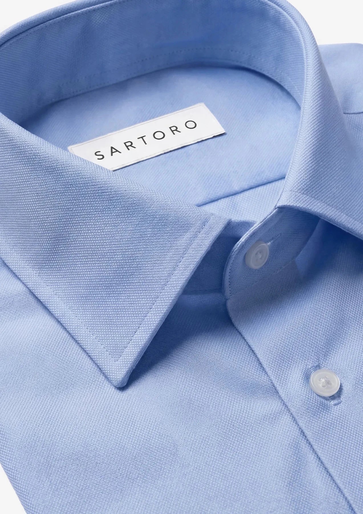 Chambray Blue Wormwood Shirt - SARTORO405