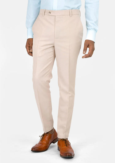 Champagne Cotton Chino Pants - SARTORO