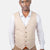 Champagne Cotton Vest - SARTORO