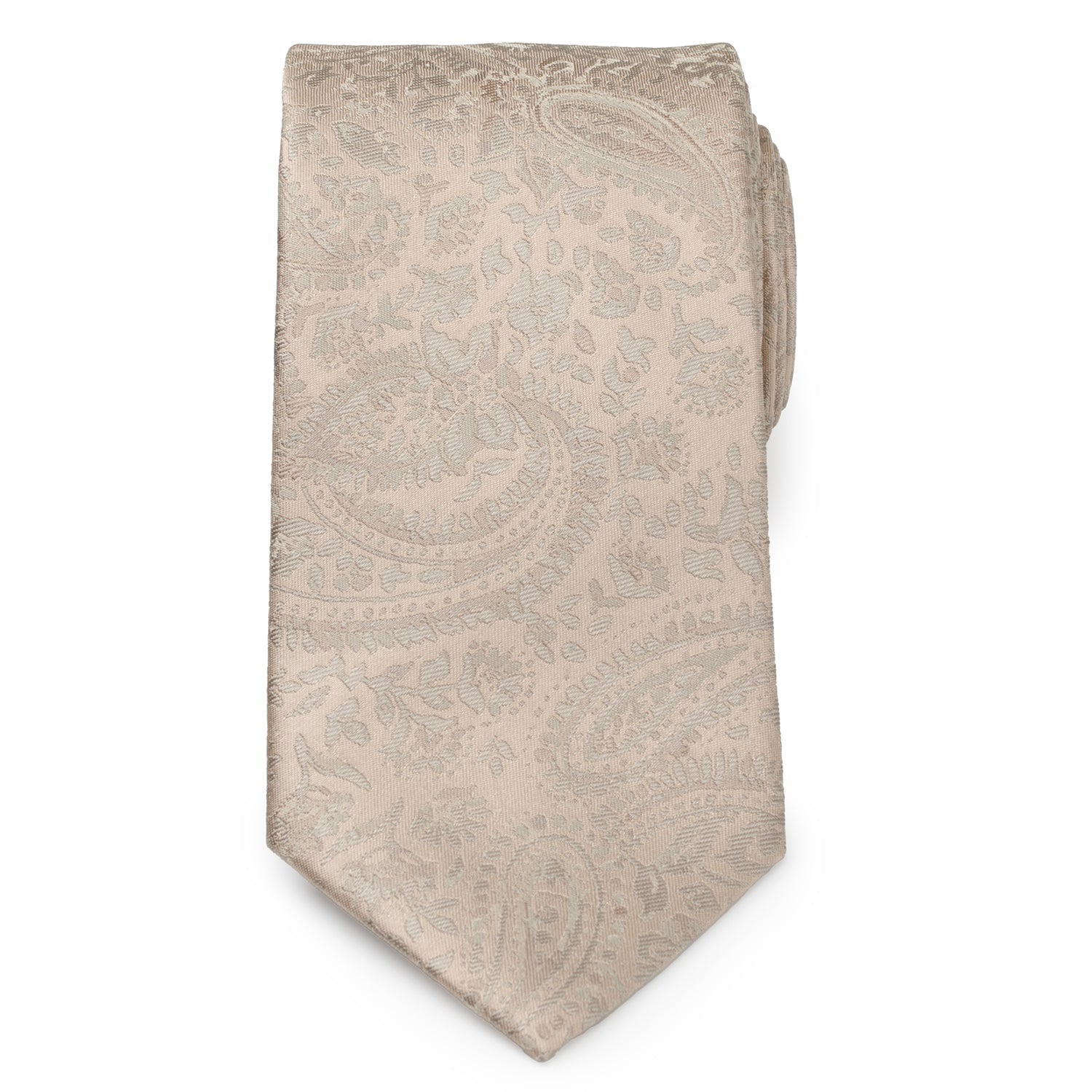 Champagne Paisley Men's Tie - SARTORO558