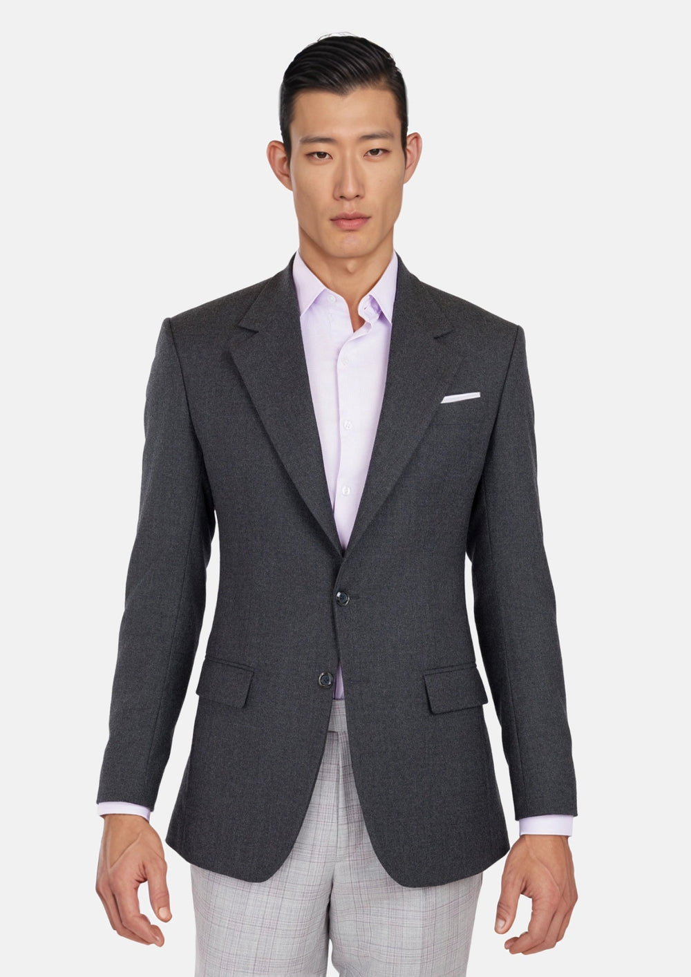 Charcoal Flannel Jacket619
