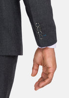Charcoal Flannel Ellis Suit - SARTORO453