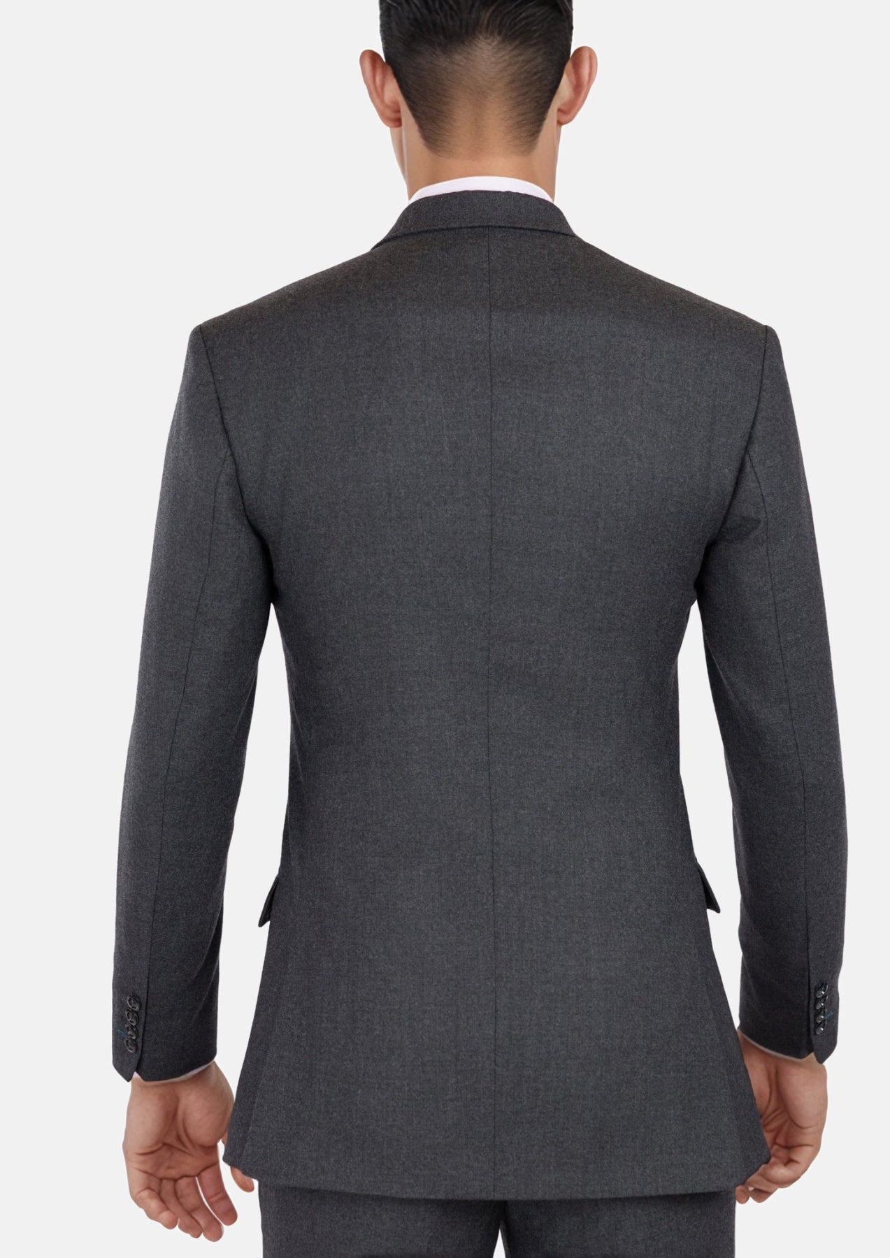 Charcoal Flannel Ellis Suit - SARTORO