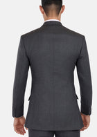 Charcoal Flannel Ellis Suit - SARTORO665