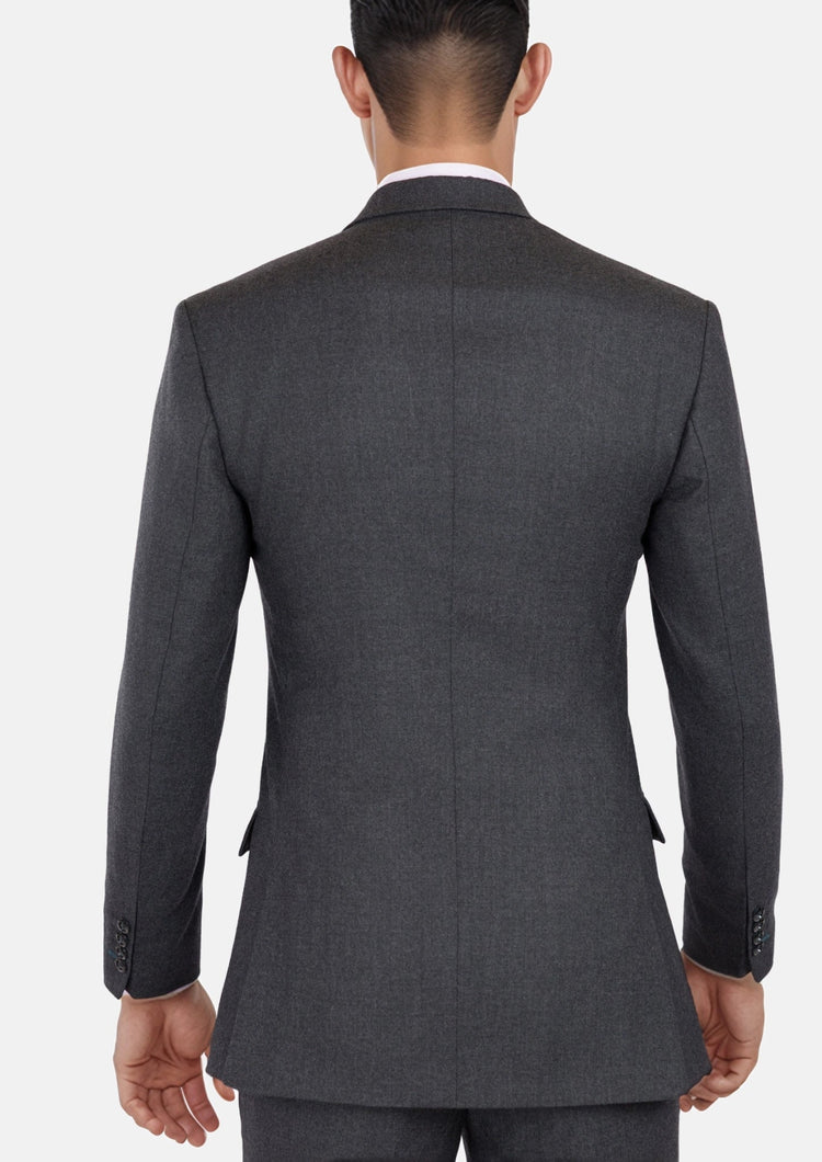 Charcoal Flannel Ellis Suit - SARTORO987