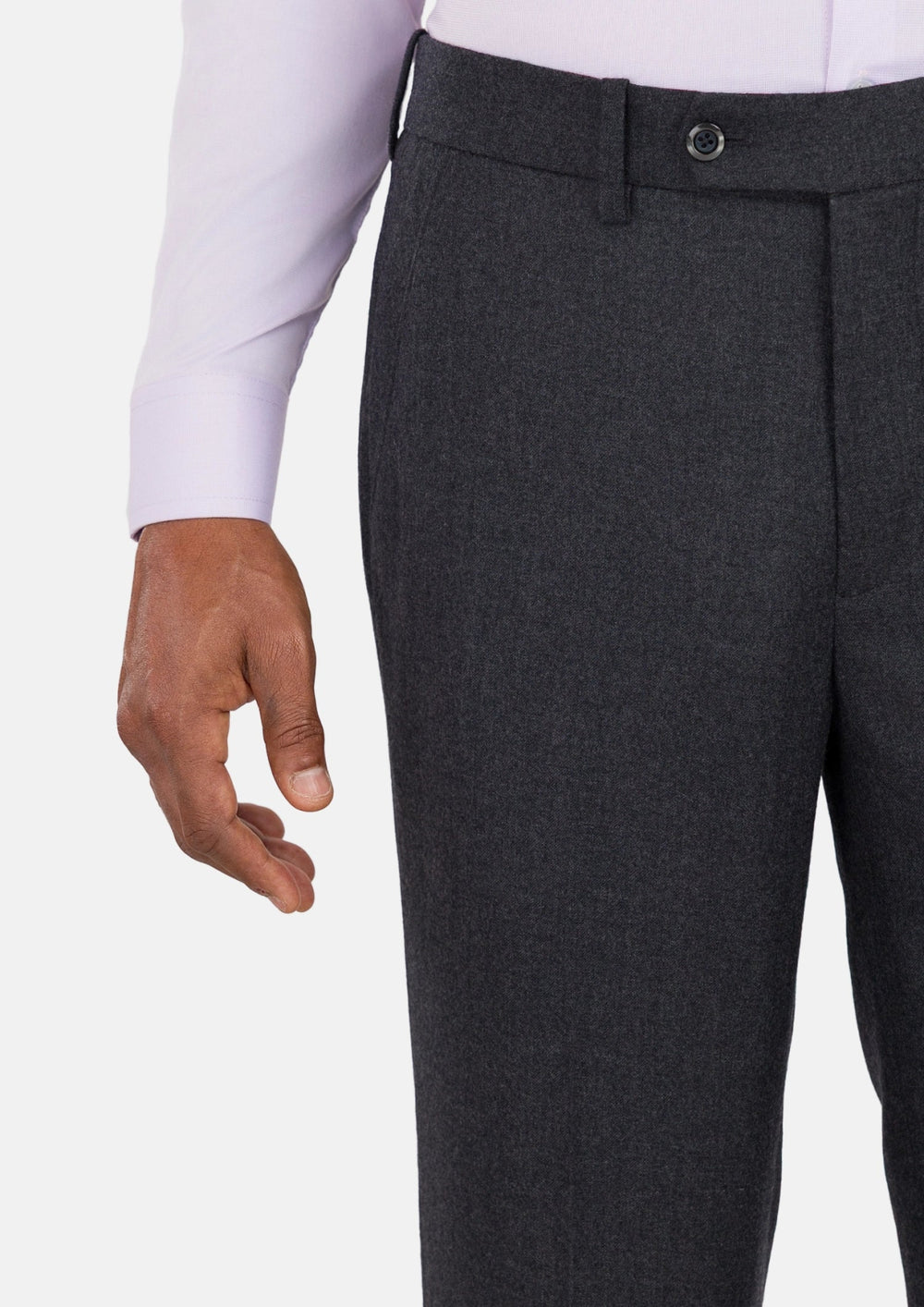 Charcoal Flannel Pants497