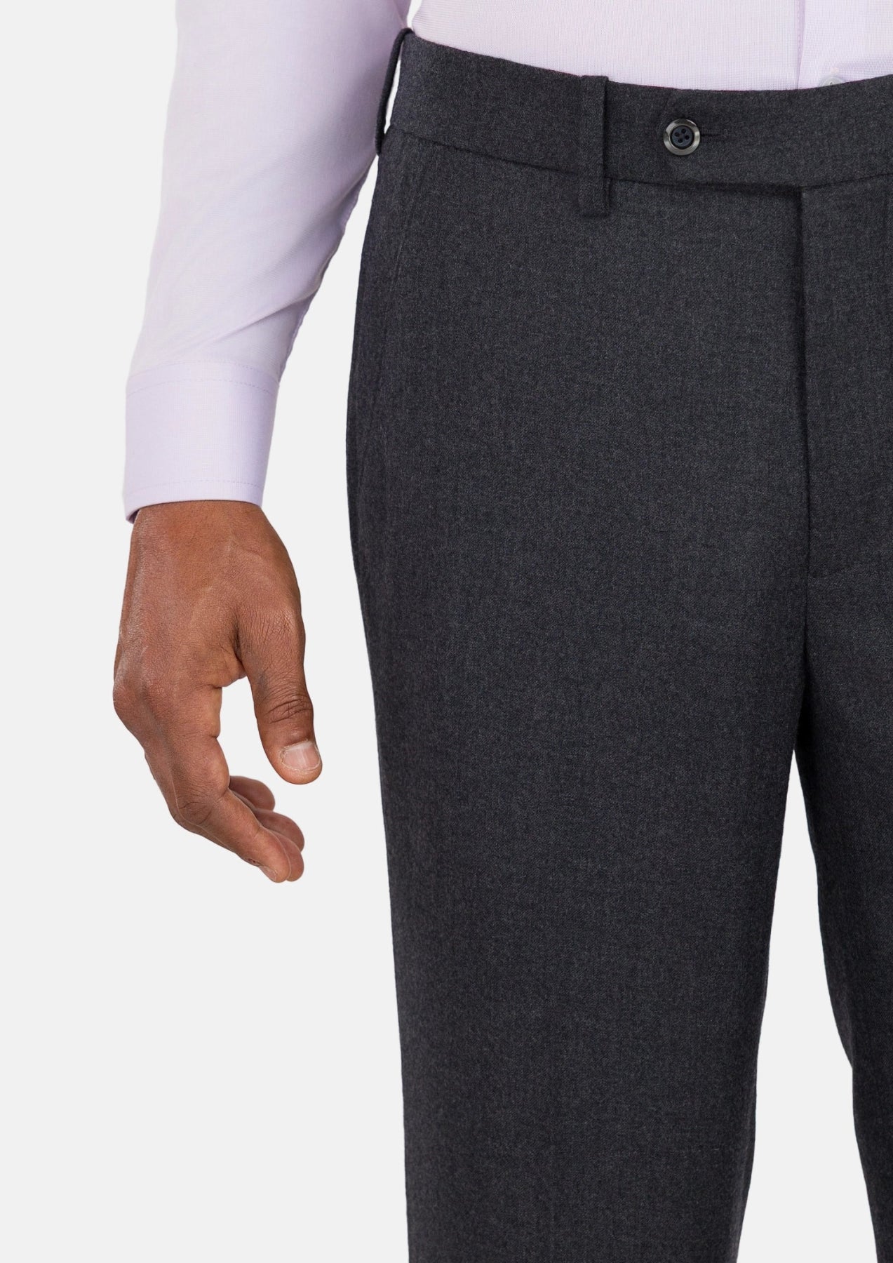 Charcoal Flannel Pants
