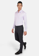 Charcoal Flannel Pants - SARTORO876