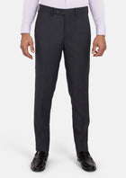 Charcoal Flannel Pants - SARTORO697