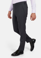 Charcoal Flannel Pants - SARTORO483