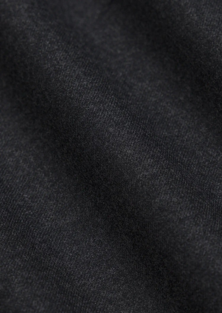 Charcoal Flannel Vest - SARTORO621