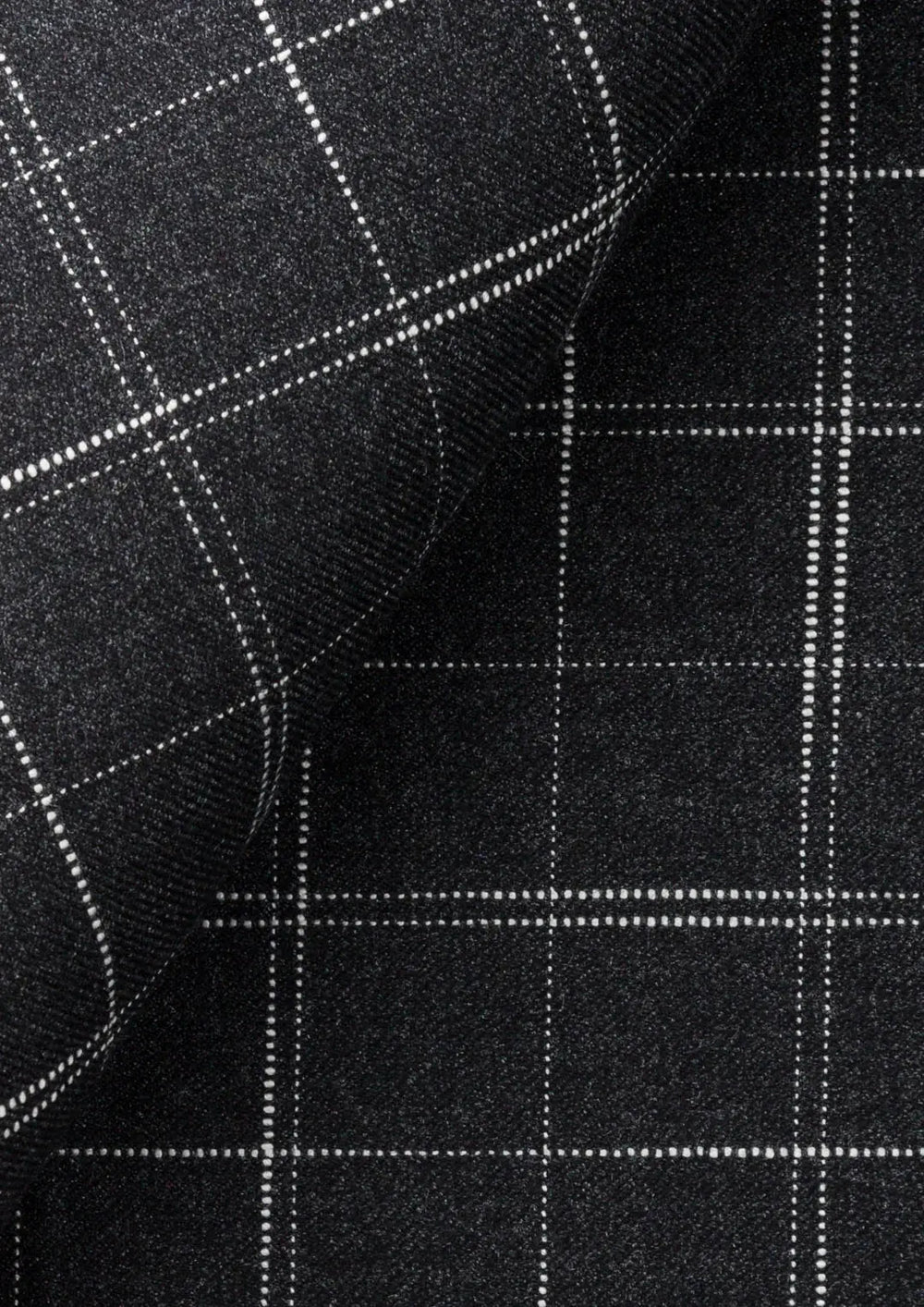 Charcoal Flannel Windowpane Suit67