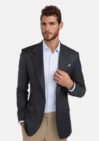 Charcoal Grey Performance Stretch Jacket - SARTORO353