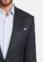 Charcoal Grey Performance Stretch Jacket - SARTORO338
