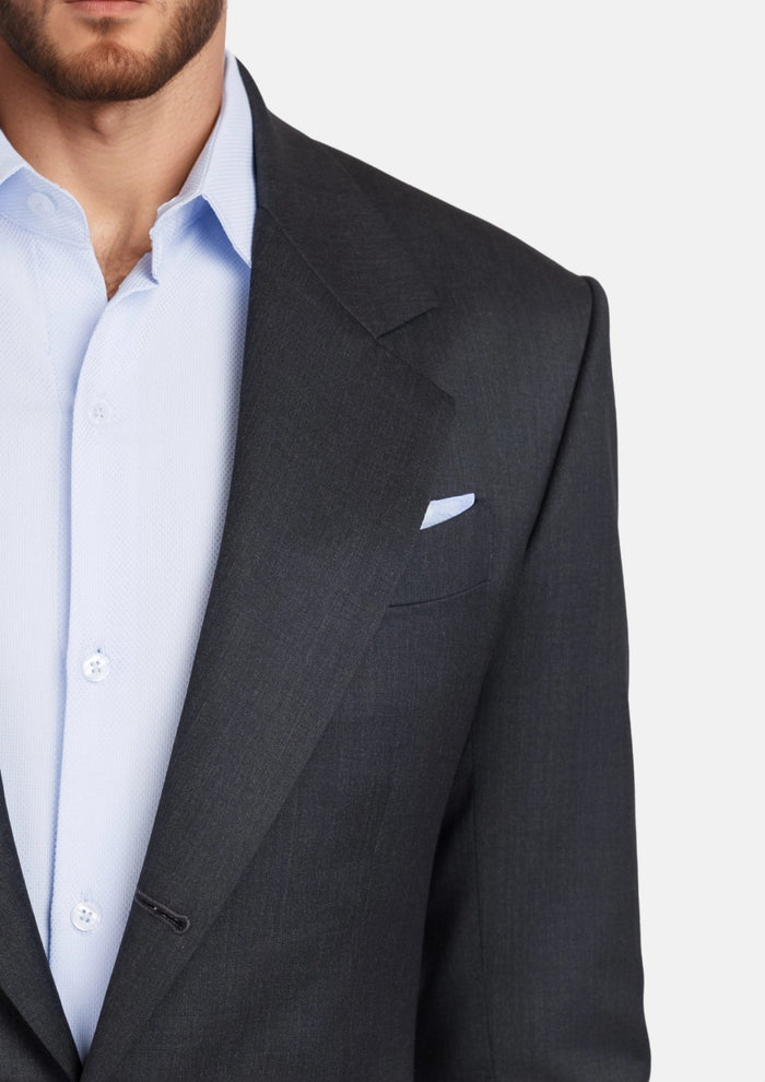 Charcoal Grey Performance Stretch Jacket - SARTORO163
