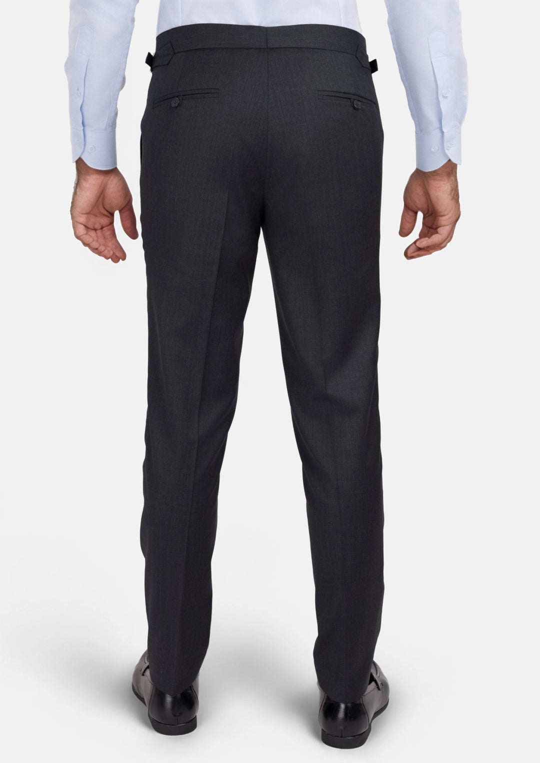 Charcoal Grey Performance Stretch Pants - SARTORO