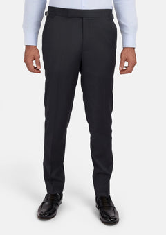 Charcoal Grey Performance Stretch Pants - SARTORO