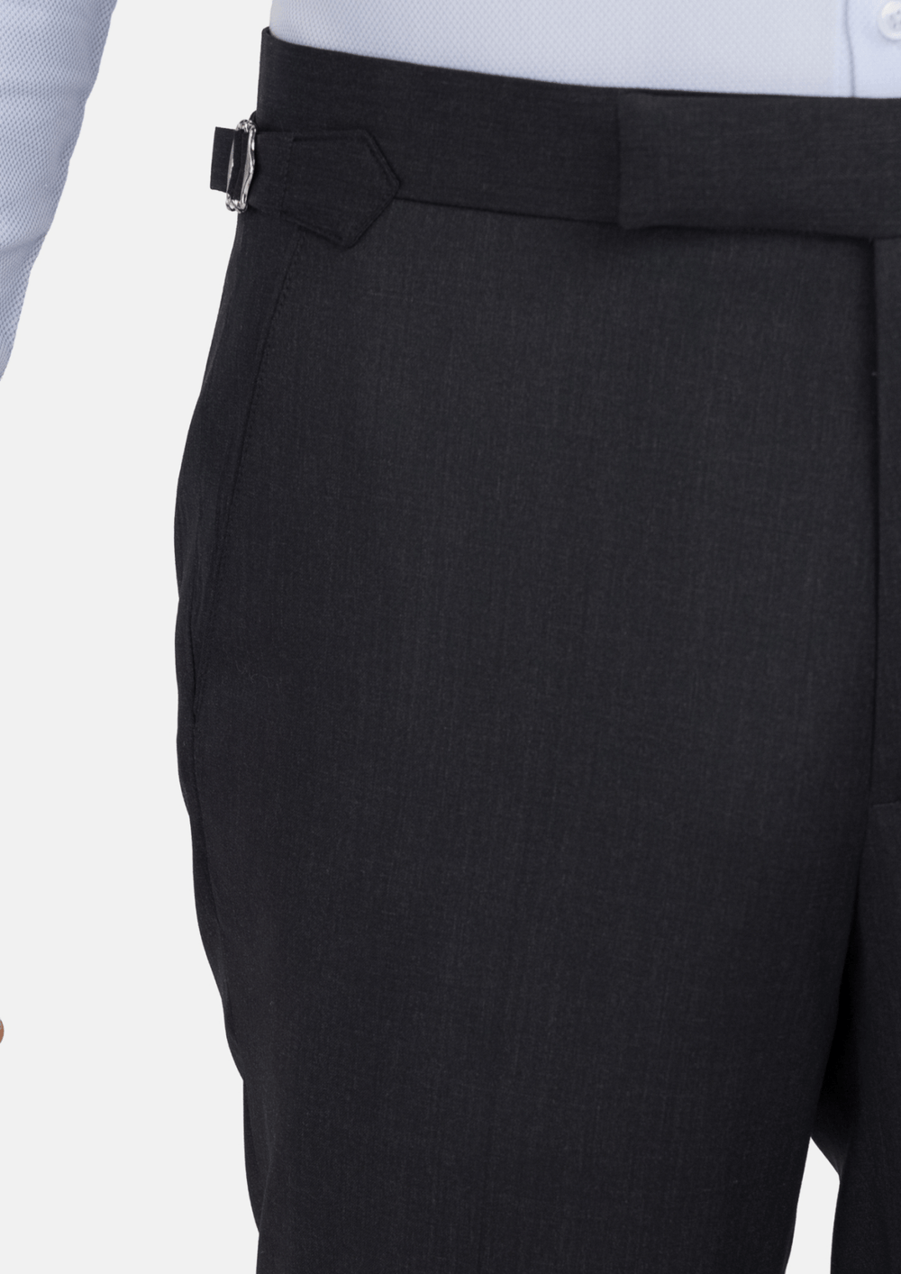 Charcoal Grey Performance Stretch Pants - SARTORO