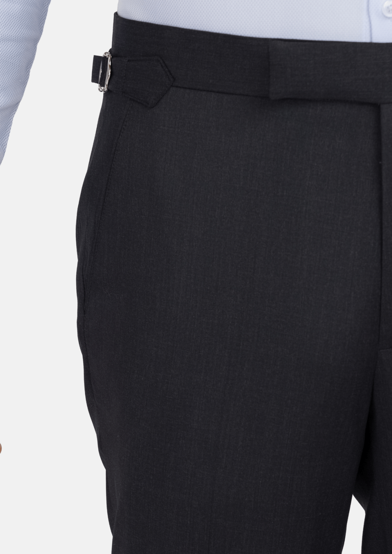 Charcoal Grey Performance Stretch Pants - SARTORO