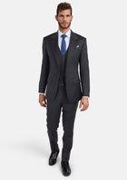 Charcoal Grey Performance Stretch Suit - SARTORO104
