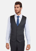 Charcoal Grey Performance Stretch Vest - SARTORO