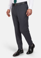 Charcoal Pinstripe Pants - SARTORO376
