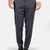 Charcoal Prince of Wales Pants - SARTORO