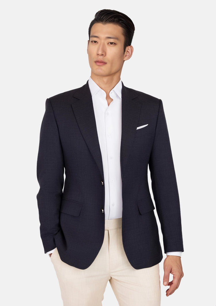 Charcoal Slate Astor Jacket - SARTORO629