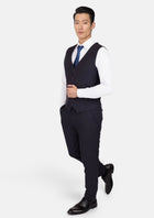 Charcoal Slate Vest - SARTORO205