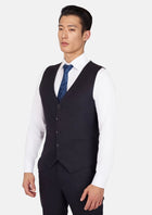 Charcoal Slate Vest - SARTORO910